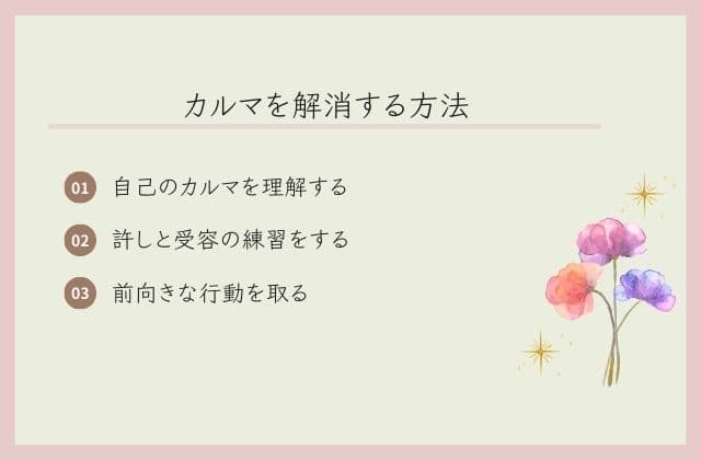 カルマを解消する方法　図解